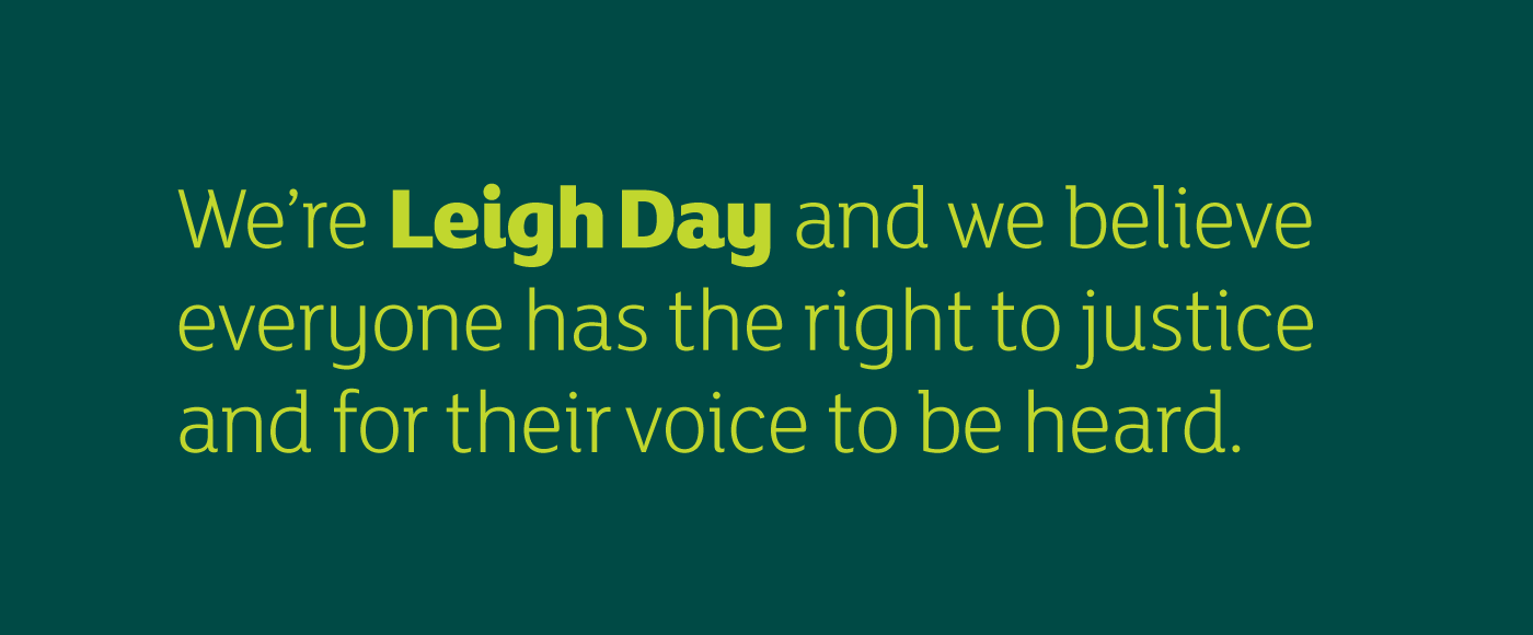 Leigh Day manifesto